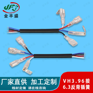 6.3 Spring-Loaded Terminal Wire 250 Fire Retardant Car Motor Connection Wire Harness - Product Image 4