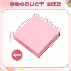 Boîtes d'emballage pour bijoux artisanales avec logo personnalisé, écologiques, luxueuses, petites boîtes cadeaux en papier pour bijoux - Product Image 2