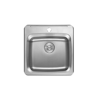 Évier de cuisine multifonctionnel moderne à cuvette unique en acier inoxydable OEM et ODM SUS304 fait à la main sans robinet