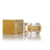 Bouteilles en verre vides de 30 ml les plus vendues avec bouchon à vis et impression UV pour parfum Atar, présentant un emballage design avec vaporisateur d'eau