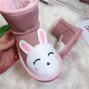 Nuovi Stivali <span class=keywords><strong>da</strong></span> <span class=keywords><strong>Neve</strong></span> Invernali Termici Antiscivolo Comodi e Carini con Animali Cartoon per Bambini e Bambine, Tomaia in Pelle Bovina, Stivaletti Unisex - Product Image 2