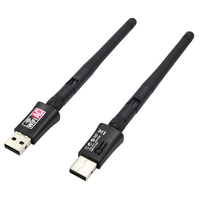 Adaptateur Réseau WiFi USB Sans Fil BAJEAL Double Bande Externe 2.4/5Ghz AC 600Mbps avec Antenne Puce RTL8811 802.11AC