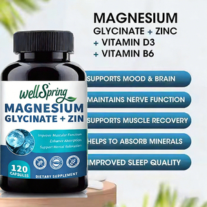 Complément de bien-être pour l'heure du coucher : Soutien du système nerveux, du stress et du sommeil – Capsules de glycinate de magnésium pour <span class=keywords><strong>le</strong></span> bien-être quotidien - Product Image 3