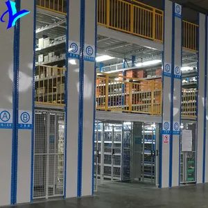 China Factory Size Kunden spezifisches Lager Stahl Mezzanine Racking