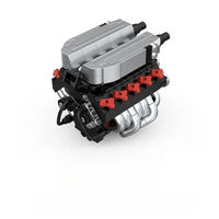 PB PB8869 Nouveau MOC V10 Mini Voitures à Moteur Échelle 1:35 Ensemble de Blocs de Construction Éducatifs DIY 392 pièces pour Adolescents et Adultes Cadeau d'Anniversaire