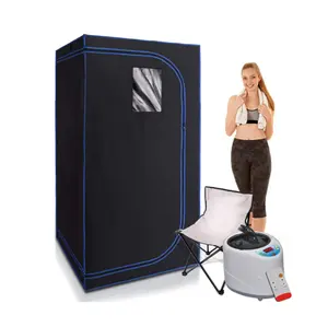 cheapest mobile Far infrared sauna box one person portable household sauna tent steam beauty salon sauna room