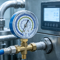 High Low Pressure Refrigerant Pressure Gauges HVAC Refrigeration Systems R22 R134a R407C R410A Refrigerant Air Conditioning