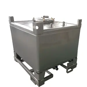 Wanlong 1100 1300 liter stainless steel water ibc tote tank container