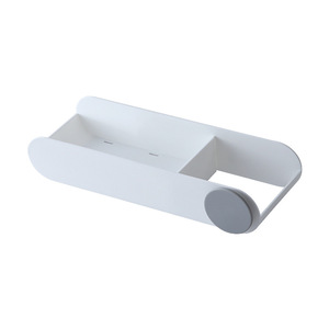 Sanga ABS Mini <b>Plastic</b> Bathroom <b>Storage</b> <b>Shelf</b> Wall-Mounted Hairdryer Holder Rack - Product Image 5