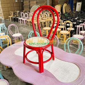 Chaise d'enfant en rotin confortable et écologique de marque du Vietnam, design moderne fabriqué à la main pour la chambre à coucher ou l'extérieur pour la cuisine et les bébés - Product Image 6