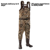 Wader-pêche à la mouche en forme de canard pour homme, camouflage MAX5, en néoprène, imperméable, isolée, 600g, pêche à la mouche