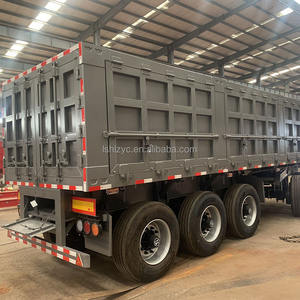 Prix d'usine Remorque complète personnalisée 3 essieux 4 essieux 5 essieux Remorque de chargement Barre de tirage Remorque à vendre à bas prix latéral - Product Image 2