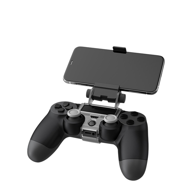 Honcam P4 Wireless Controller Phone Clip Mount Holder Stand Bracket for PlayStation Pro/Slim Dualshock 4 PS4 Controller