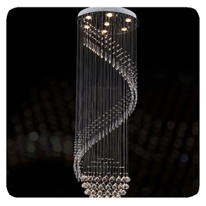 Liangte高級モダンクラシックフラッシュマウントクリスタルシャンデリア & ペンダントライト形状ミドルサイズホテル用途 - Product Image 4