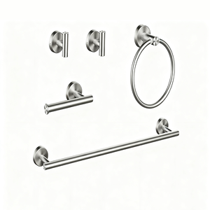 Настенный настенный держатель для полотенец, 304 из нержавеющей стали - Product Image 5