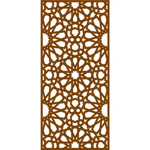 Corten Stahl Garten Zaun Bildschirm Set Laser Cut Metall Bildschirm