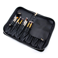 Maßgefertigter Reise-Make-up-Pinselhalter Make-up-Pinsel-Organizer-Etui mit Reißverschluss für die Schönheitsindustrie Professionell