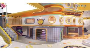 Supermercado Princess House Indoor Playground Furniture Set Kids Pretend House Hecho <span class=keywords><strong>de</strong></span> plástico duradero Ninja Course - Product Image 4