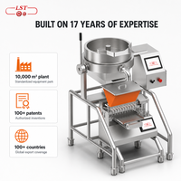 Machine de dépose de bonbons gélifiés et chocolatés, dosage 1-4,5g, 10 buses, écran tactile PLC automatique, trémie 12L