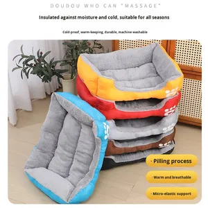 Hundehütte All-Season umwelt freundlicher Druck rutsch feste Haustier matte Warmes bequemes Hunde bett abnehmbar wasch bar - Product Image 4
