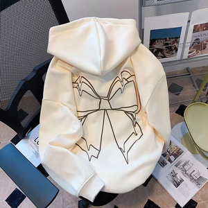 เสื้อฮู้ดดี้แฟชั่นลายการ์ตูนฤดูหนาว ผ้าฝ้าย 100% ทรงโอเวอร์ไซส์ ผ้าฟลีซ สกรีนโลโก้ตามสั่ง พิมพ์ลายดิจิทัล ปักลาย สำหรับผู้ชาย - Product Image 2