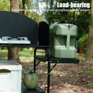 Outdoor Camping Mobile <b>Kitchen</b> Portable Outdoor Foldable Cooking Station Camping <b>Kitchen</b> <b>Table</b> WIth Storage - Product Image 4