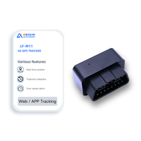 Mini traceur GPS OBD2 4G pour voiture, système antivol et de gestion de flotte