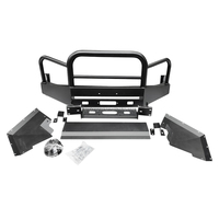 Accessoires de camionnette d'électrophorèse hors route Bull Bar 4X4 Accessoires Barre de pointe en acier noir Bull bar pour JAC T9