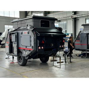 Caravane hybride compacte robuste tout-terrain avec pneus tout-terrain et lit superposé - Product Image 6