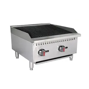 ETL certified Commercial Griddle Barbecue Grill Commercial Charbroiler Gas Grill Stainless Steel Gas Grill For Restaurant