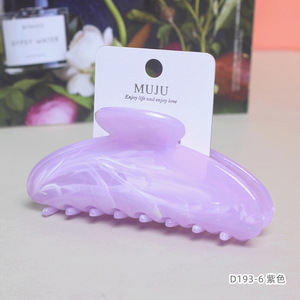 Muestra rápida 11cm Pinza de pelo grande Mármol Moire Cabeza trasera Clip de tiburón con medio círculo Media Luna <span class=keywords><strong>Pinzas</strong></span> de pelo grandes - Product Image 6