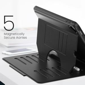 Étui en cuir folio avec protection intégrale, emplacement pour carte, emplacement pour stylet, support multi-angles pour iPad 5 6 Gen 9.7" Air 2 9.7" Pro 9.7" - Product Image 5