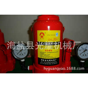Cric hydraulique QYL 20T avec manomètre, capacité de levage de 20 tonnes pour usage en construction - Product Image 3