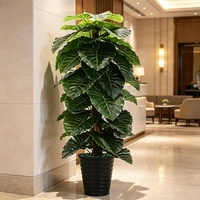 Künstlicher Baum Seidenblumen Ultra-Realistische Topfpflanzen Wohnzimmer Innendekoration Großes Freistehendes Botanisches Arrangement