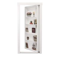 Porte de bibliothèque cachée Diviseur d'espace de salon Porte de chambre cachée Étagère en PVC Porte de grange cachée