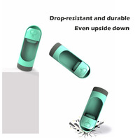 Dropshipping en ligne, best-seller, 2 en 1, bouteille d'eau portable pour chien, pour promenades et voyages, pour animaux de compagnie