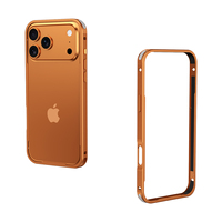 Coque de protection antichoc en métal avec cadre en aluminium de luxe et protection d'appareil photo pour MacBook Air 17, MacBook Pro 17 et MacBook Pro Max 17 Modern