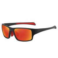 Nouvelles Lunettes de Soleil Sportives Carrées Anti-Vent 2026 en PC, Polarisées pour Cyclisme en Extérieur avec Verres UV400