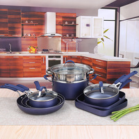 Fabricant Batterie de cuisine antiadhésive personnalisée en aluminium Batterie de cuisine à induction Batterie de cuisine Batterie de cuisine Outils de pâtisserie