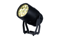 Projecteur LED Slim RGBW 3-en-1 étanche IP65 avec zoom Bee Eye 3~60x, DMX512, culot E27, Ra90, en aluminium moulé sous pression, pour extérieur