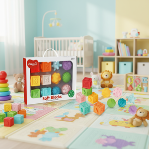 JXD Juguetes Educativos Montessori en Oferta, Juego de Pelotas Sensoriales Texturizadas y Suaves de Moldeo Rotacional para Niños de 0 a 7 Años - Product Image 3