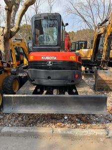Mini pelleteuse d'occasion japonaise kubota u55 5.5ton petite pelleteuse avec pouce machines agricoles kubota kx155 163 165 en stock - Product Image 2