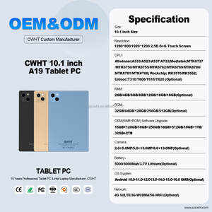 Tableta Android OEM/ODM de Moda, 10 Pulgadas, WIFI, Económica, <span class=keywords><strong>4</strong></span> GB de RAM, 18 GB de ROM, 512 GB, para Estudio, Trabajo y Negocios, con Teclado - Product Image 3