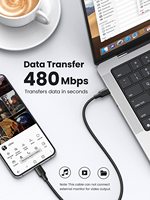 UGREEN Cable USB C a USB C 60W PD 3,0 Cable de carga rápida tipo C Negro 0,5 M 1M 1,5 m 2m 3M Cable de teléfono inteligente de alta calidad