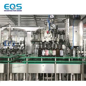 Machine de remplissage automatique de bouteilles de bière en verre 3-en-1, ligne d'embouteillage isobare avec machine de pré-évacuation à <span class=keywords><strong>double</strong></span> vide - Product Image 2