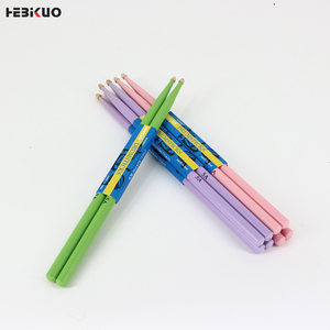 GB151 Baguette en bois d'érable coloré anti-dérapant 7A 5A 5B pour tambour Instrument de musique <span class=keywords><strong>Percussion</strong></span> - Product Image 1