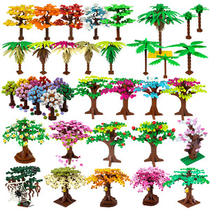 Bloques de Construcción MOC, Árbol de Coco, Árbol Frutal, Begonia, Flor de Cerezo, Árbol de Hortensia, Planta para Jardín o Calle - Product Image 1