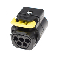 Conector Hembra Automotriz de 5 Pines con Contacto de Latón y Carcasa de Nylon, Enchufe para Sensor de Presión Electrónico para Automóvil, IP67 1928405159