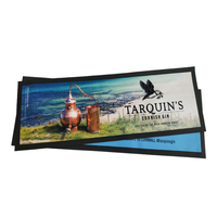 Tarquin'in OEM Servis Bar İçecek Altlıkları Kişiselleştirilmiş Logo Özel Nitril Bar Altlığı Kauçuk Bira Barı Altlığı İspanya Yichang Murphy's için