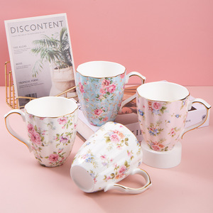 Tazza da Caffè e Latte per Ufficio in Fine Porcellana Bone China, Regalo Aziendale Pubblicitario, Stile Nordico Creativo, Resistente alle Alte Temperature, a Forma di <span class=keywords><strong>Zucca</strong></span> - Product Image 1